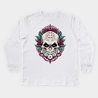 Dia de los Muertos Kids Long Sleeve T-Shirt